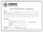Application for duplicate cards