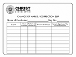 Application for updation of marks